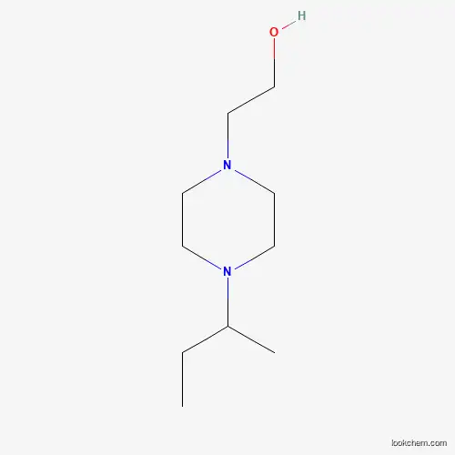 Molecular Structure of 883554-98-1 (2-[4-(2-Butyl)-piperazin-1-yl]-ethanol)
