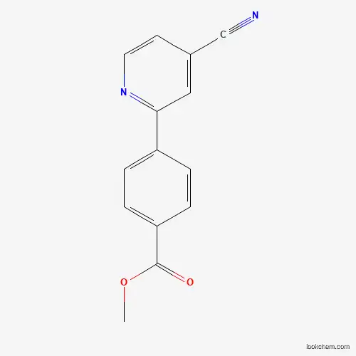Molecular Structure of 886361-52-0 (Methyl 4-(4-cyanopyridin-2-yl)benzoate)