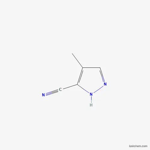 Molecular Structure of 88893-75-8 (4-methyl-1H-pyrazole-3-carbonitrile)