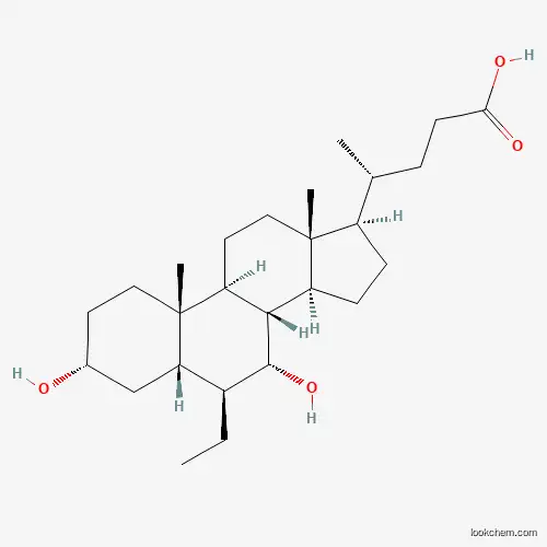 3α,7α-dihydroxy-6β-ethyl-5β-cholan-24-oic acid