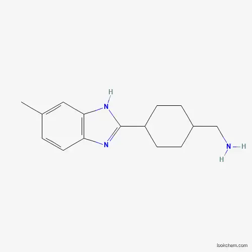 Molecular Structure of 933682-43-0 ([4-(5-Methyl-1H-benzimidazol-2-yl)cyclohexyl]-methylamine)