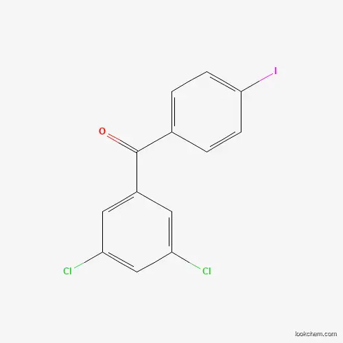 Molecular Structure of 951891-62-6 (3,5-Dichloro-4'-iodobenzophenone)