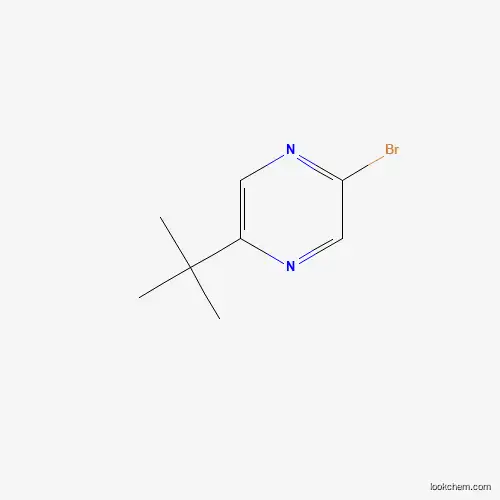 Molecular Structure of 959238-69-8 (2-Bromo-5-(tert-butyl)pyrazine)