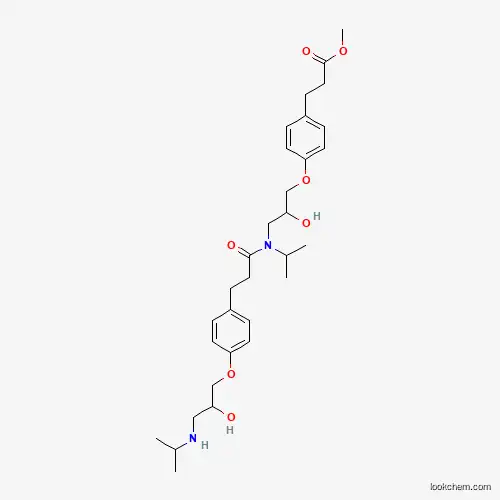 methyl 3-(4-(2-hydroxy-3-(3-(4-(2-hydroxy-3-(isopropylamino) propoxy)phenyl)-N-isopropylpropanamido)propoxy)phenyl)propanoate