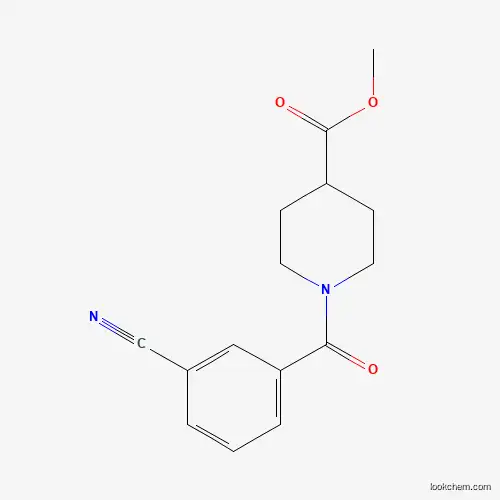 Methyl 1-(3-cyanobenzoyl)piperidine-4-carboxylate