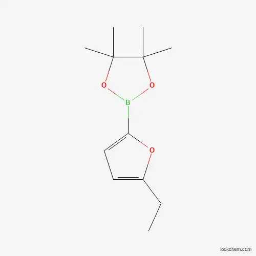 Molecular Structure of 1024677-77-7 (2-(5-Ethylfuran-2-YL)-4,4,5,5-tetramethyl-1,3,2-dioxaborolane)
