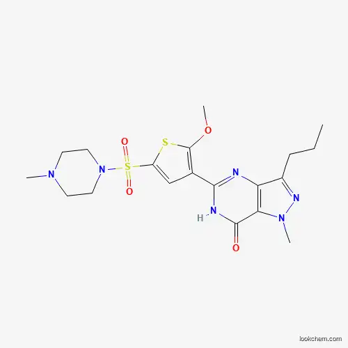 5-(2-methoxy-5-(4-methylpiperazin-1-ylsulfonyl)thiophen-3-yl)-1-methyl-3-propyl-1H-pyrazolo[4,3-d]pyrimidin-7(6H)-one