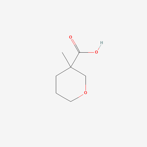 Molecular Structure of 1158760-05-4 (3-Methyloxane-3-carboxylic acid)