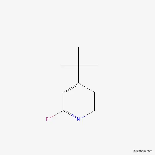 Molecular Structure of 116241-60-2 (4-Tert-butyl-2-fluoropyridine)