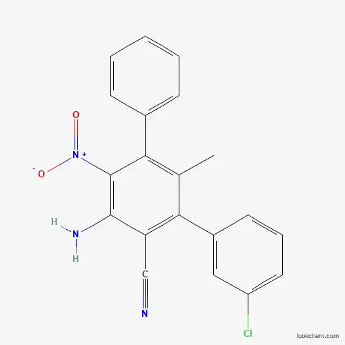 2-amino-5-methyl-4-phenyl-6-(m-chloro-phenyl)-3-nitrobenzonitrile