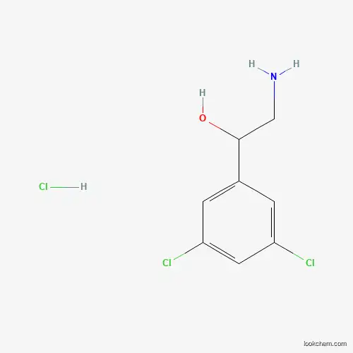 Molecular Structure of 1171436-34-2 (2-Hydroxy-2-(3,5-dichlorophenyl)ethylamine hcl)