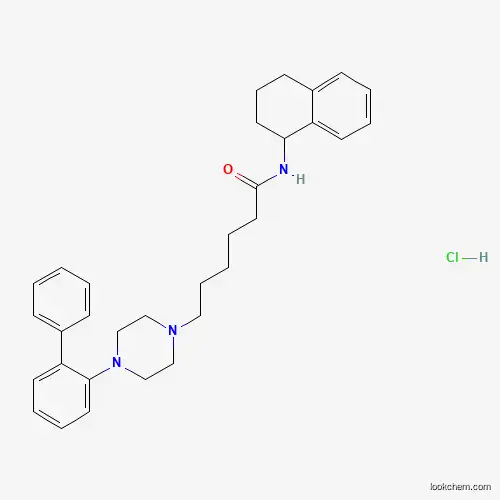 4-(2-Diphenyl)-N-(1,2,3,4-tetrahydronaphthalen-1-yl)-1-piperazinehexanamidehydrochloride