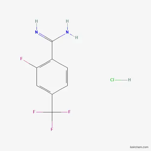 2-FLUORO-4-TRIFLUOROMETHYL-BENZAMIDINE HYDROCHLORIDE