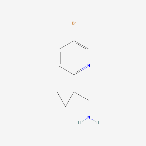 (1-(5-BROMOPYRIDIN-2-YL)CYCLOPROPYL)METHANAMINE