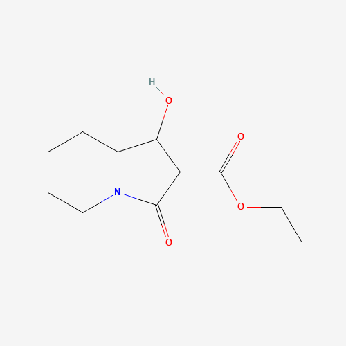 ethyl 1-hydroxy-3-oxo-2,5,6,7,8,8a-hexahydro-1H-indolizine-2-carboxylate