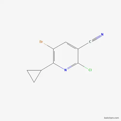 5-Bromo-2-chloro-6-cyclopropylnicotinonitrile