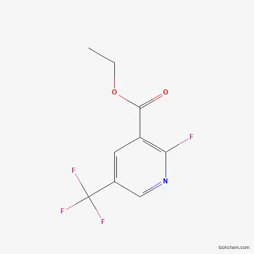 Molecular Structure of 1227576-19-3 (Ethyl 2-fluoro-5-(trifluoromethyl)nicotinate)