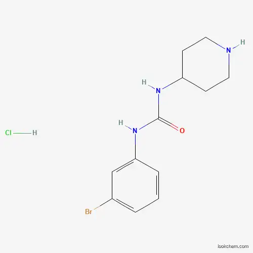 1-(3-Bromophenyl)-3-(piperidin-4-yl)ureahydrochloride