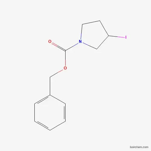 Molecular Structure of 1234615-79-2 (3-Iodo-pyrrolidine-1-carboxylic acid benzyl ester)