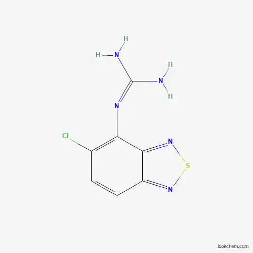 Molecular Structure of 125292-37-7 (N-(5-chloro-2,1,3-benzothiadiazol-4-yl)-guanidine)