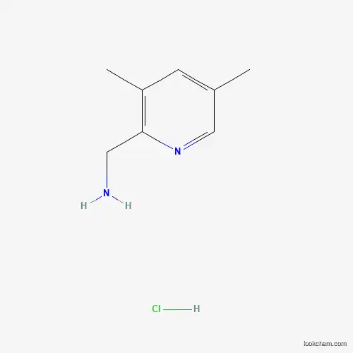 Molecular Structure of 1257535-52-6 ((3,5-Dimethylpyridin-2-YL)methanamine hydrochloride)