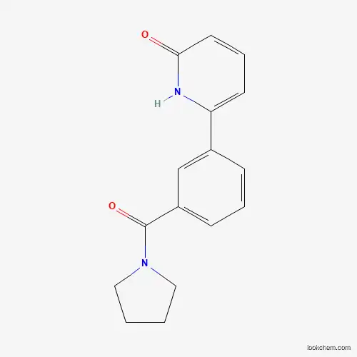 Molecular Structure of 1261896-28-9 (2-Hydroxy-6-(3-pyrrolidinylcarbonylphenyl)pyridine)