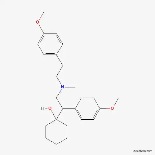 Molecular Structure of 1346601-14-6 (rac N-Desmethyl-N-(4-methoxyphenethyl) Venlafaxine)