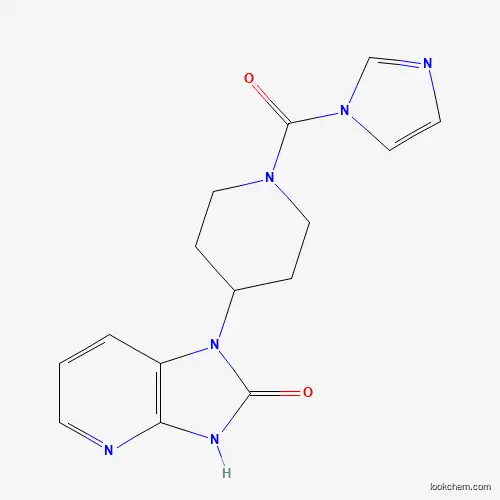 Cas no.1373116-06-3 98%  1-(1-(1H-imidazole-1-carbonyl)piperidin-4-yl)-1H-imidazo[4,5-b]pyridin-2(3H)-one