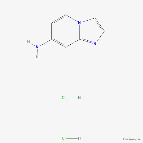 Molecular Structure of 1427195-25-2 (Imidazo[1,2-a]pyridin-7-amine dihydrochloride)