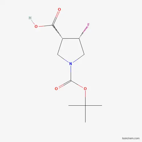 cis-1-(tert-Butoxycarbonyl)-4-fluoropyrrolidine-3-carboxylic acid