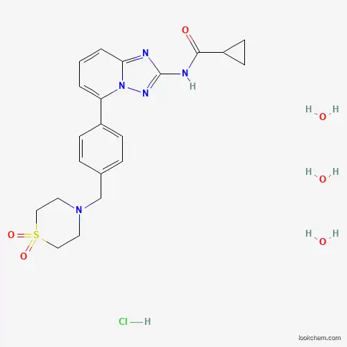 Molecular Structure of 1540859-07-1 (Filgotinib hydrochloride)