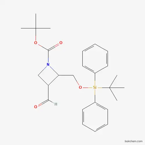 TERT-BUTYL 2-([(TERT-BUTYLDIPHENYLSILYL)OXY]METHYL)-3-FORMYLAZETIDINE-1-CARBOXYLATE