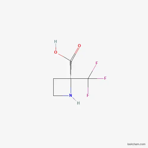 2-AZETIDINECARBOXYLIC ACID, 2-(TRIFLUOROMETHYL)-, (2R)-