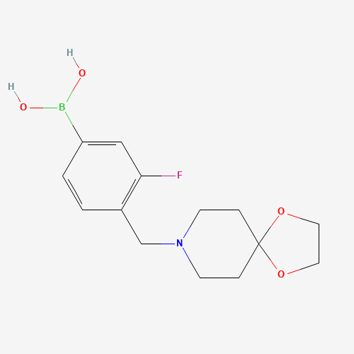 (4-(1,4-dioxa-8-azaspiro[4.5]decan-8-ylMethyl)-3-fluorophenyl)boronic acid