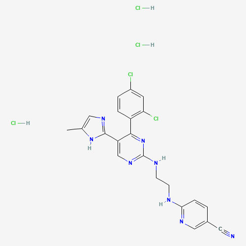Molecular Structure of 1782235-14-6 (CHIR-99021 trihydrochloride)