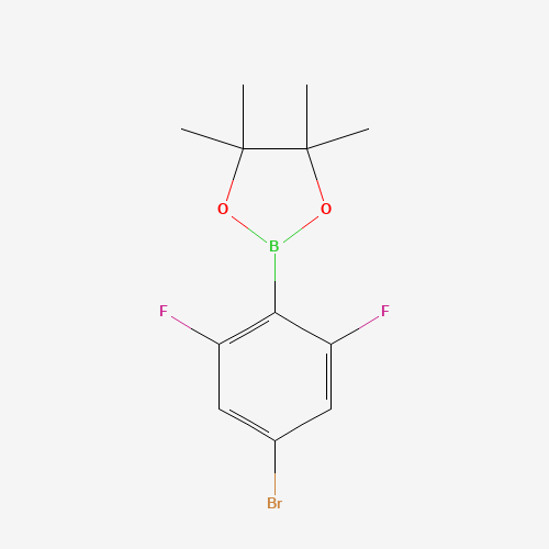 2-(4-BroMo-2,6-difluoro-phenyl)-4,4,5,5-tetraMethyl-[1,3,2]dioxaborolane(1799485-20-3)