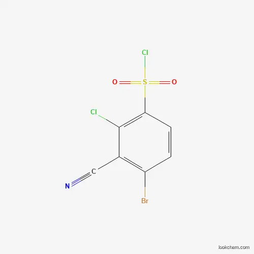 4-Bromo-2-chloro-3-cyanobenzenesulfonyl chloride