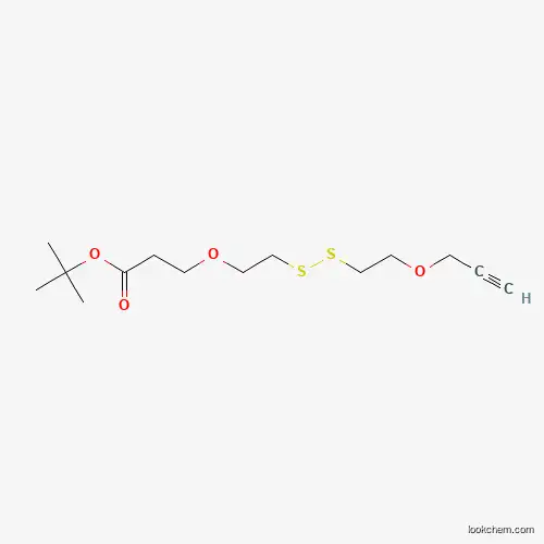 Propargyl-PEG1-SS-PEG1-t-butyl ester