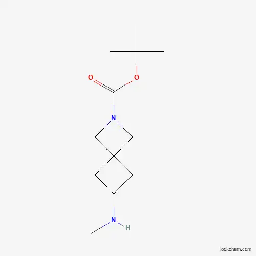 Molecular Structure of 1824024-00-1 (tert-Butyl 6-(methylamino)-2-azaspiro[3.3]heptane-2-carboxylate)