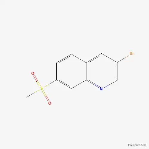 Molecular Structure of 1956331-49-9 (3-Bromo-7-(methylsulfonyl)quinoline)