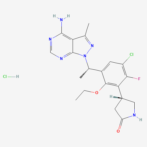 Molecular Structure of 1995889-48-9 (Parsaclisib hydrochloride)