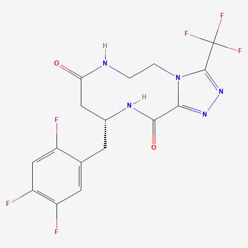 10-(2,4,5-trifluorobenzyl)-3-(trifluoromethyl)-6,7,10,11-tetrahydro -[1,2,4]triazolo[3,4-c][1,4,7]triazecine-8,12(5H,9H)-dione