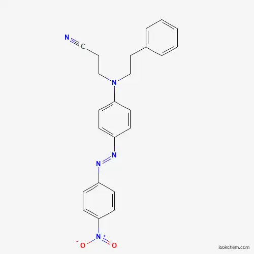 Molecular Structure of 244291-57-4 (3-[[4-[2-(4-Nitrophenyl)diazenyl]phenyl](2-phenylethyl)amino]propanenitrile)