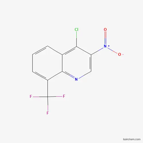 4-CHLORO-3-NITRO-8-(TRIFLUOROMETHYL)QUINOLINE