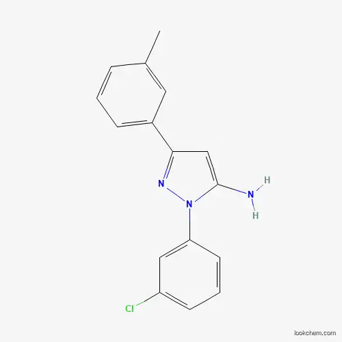 1-(3-CHLOROPHENYL)-3-M-TOLYL-1H-PYRAZOL-5-AMINE