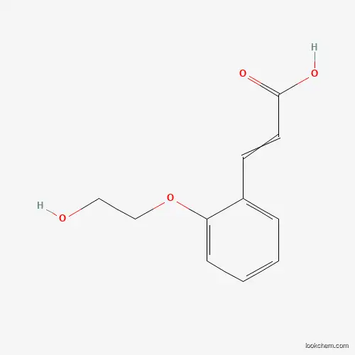 3-[2-(2-Hydroxyethoxy)phenyl]prop-2-enoic acid