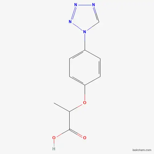 Molecular Structure of 832740-17-7 (2-(4-Tetrazol-1-yl-phenoxy)-propionic acid)