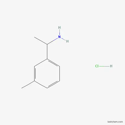 Molecular Structure of 856629-05-5 (1-m-Tolylethanamine hydrochloride)