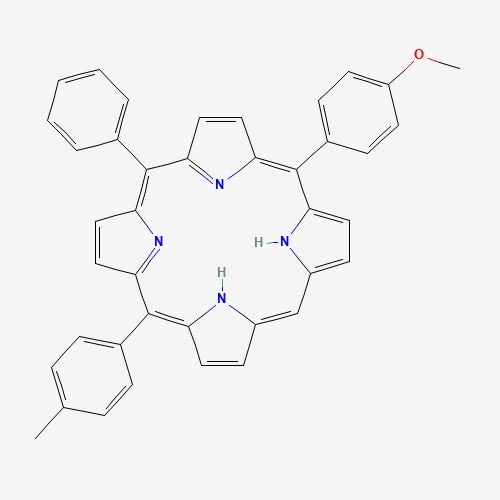 10-(4-methoxyphenyl)-20-(4-methylphenyl)-15-phenyl-21,22-dihydroporphyrin