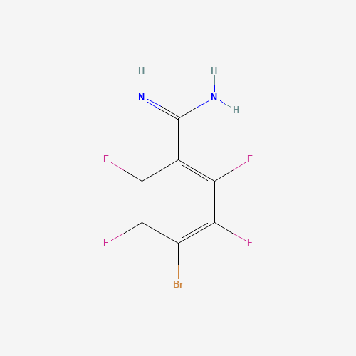 4-BROMO-2,3,5,6-TETRAFLUORO-BENZAMIDINE